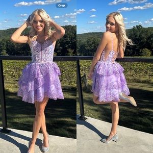 Purple short dress
Amarra size 0  $500